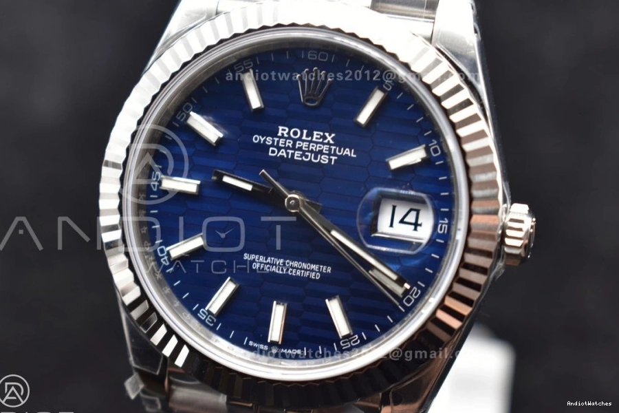 Best on SS Edition 41 FastDry Dial VSF 617 Blue DateJust Jubilee Bracelet 126334 904L VS Checked 1:1 1123